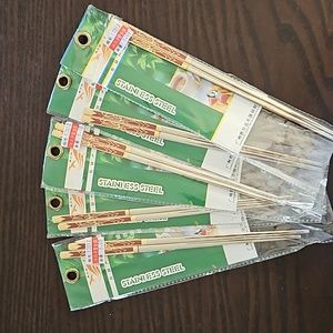 5 pairs Stainless Steel Chopstick